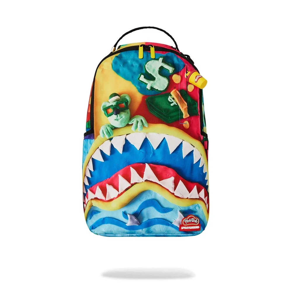 Sprayground Made of Real Playdoh Dlxsr Backpack Lifestyle Laptop Bag DSB111 - Picture 1 of 15